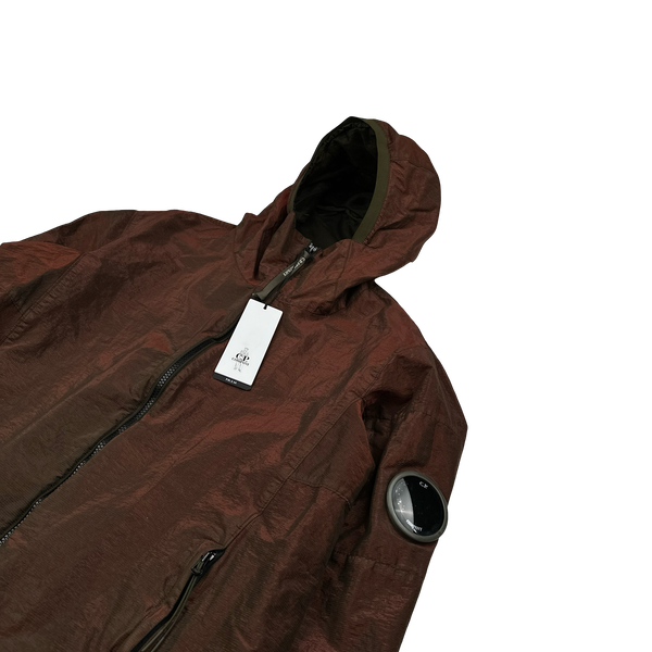 CP Company P.Ri.S.M Red Prismatic Ripstop Membrane Hooded Jacket - XL