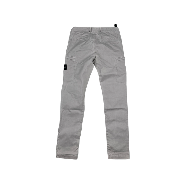 Stone Island 2020 Grey SK Cargo Trousers - 32"
