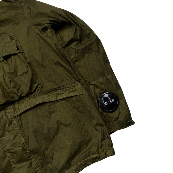 CP Company x Adidas Khaki Explorer Chrome Goggle Jacket - Medium