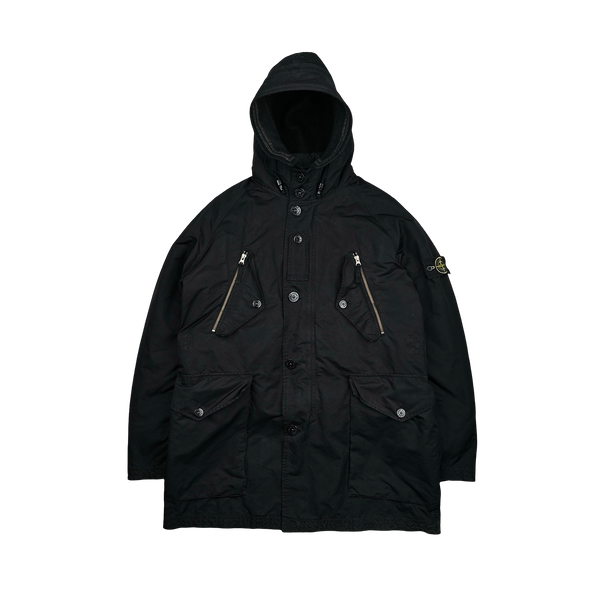 Stone Island 2009 Black David TC Down Lined Jacket - XL