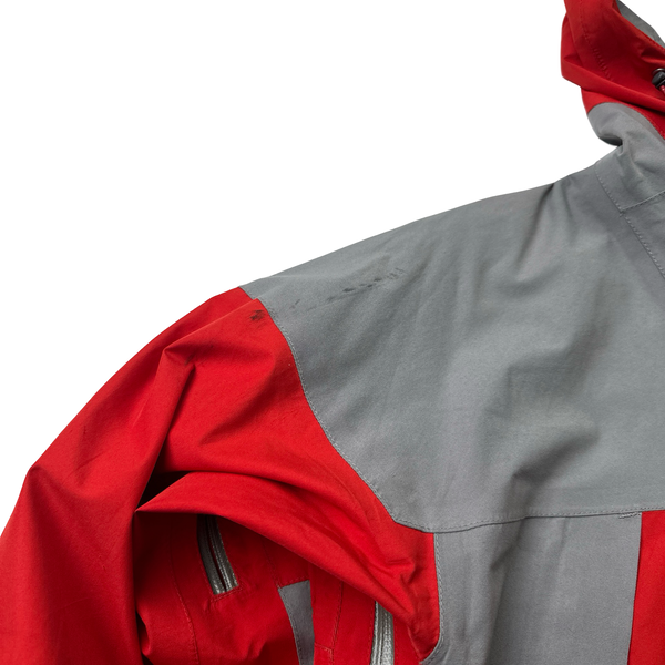 North Face Red Colour Block Summit Series Gore Tex Jacket - Small
