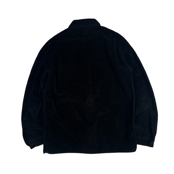 Stone Island 2020 Black Jumbo Corduroy Shirt - Large