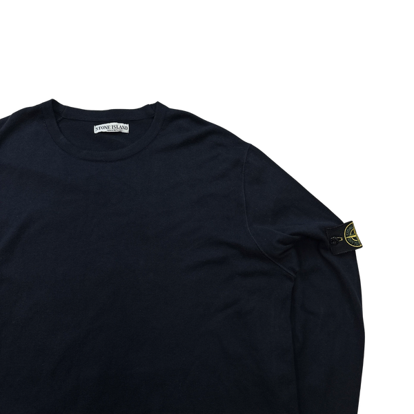 Stone Island Navy 2008 Cotton Crewneck - 3XL