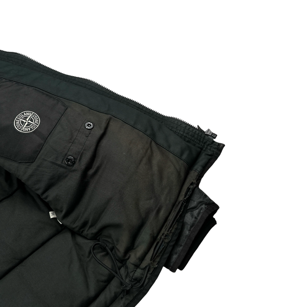 Stone Island 2013 Grey Mesh Reflective Down Jacket - Medium