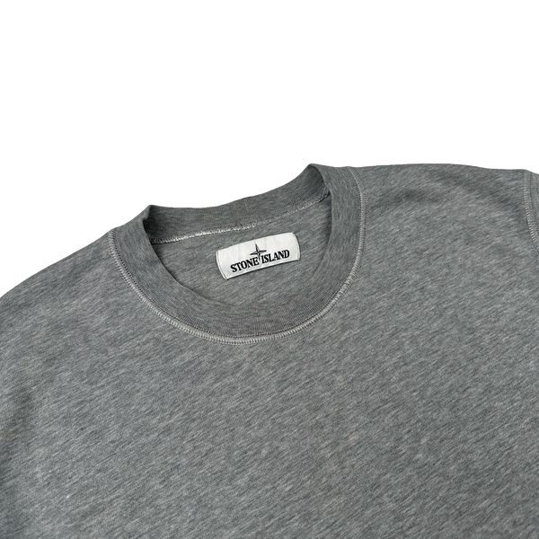 Stone Island 2020 Grey Crewneck Sweatshirt - Medium