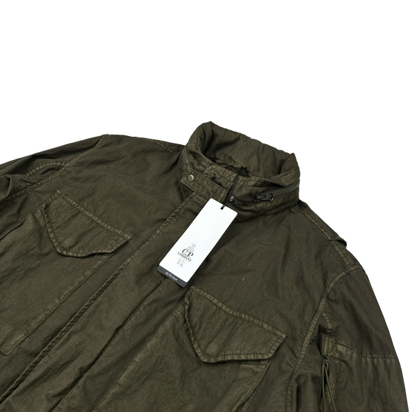 CP Company Khaki 50 Fili Lens Viewer Field Jacket - Large