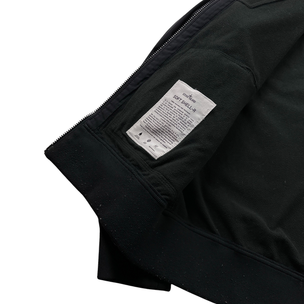 Stone Island 2012 Black Fleece Lined Soft Shell R Jacket - XL