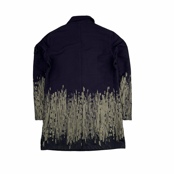 Stone Island 2017 Big Loom Jacquard Shadow Project Trench Jacket - Medium