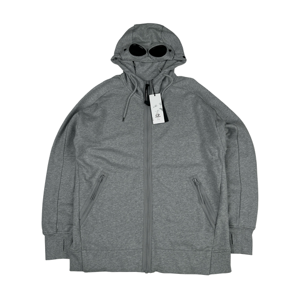 CP Company Light Grey Goggle Hoodie - XL
