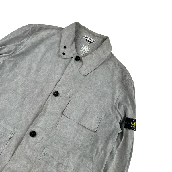 Stone Island 1997 Grey Archive VDM Suede Jacket - XXL – Mat's Island