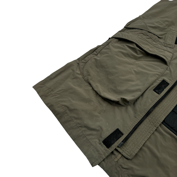 Stone Island 2018 Khaki Micro Reps Primaloft Parka Long Jacket - Large