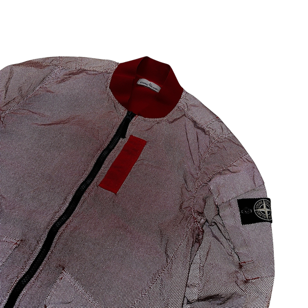 Stone Island 2016 Red Pixel Reflective Jacket - Medium