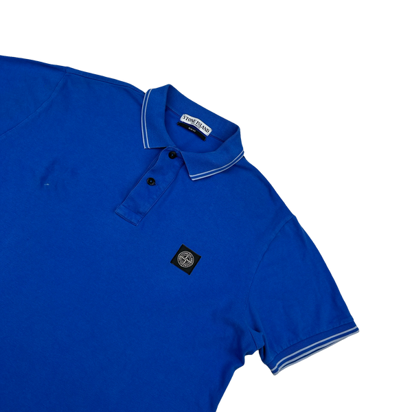 Stone Island 2011 Blue Short Sleeved Polo Top - 3XL