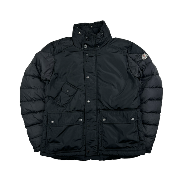 Moncler Afnor Down Filled Black Jacket - Medium