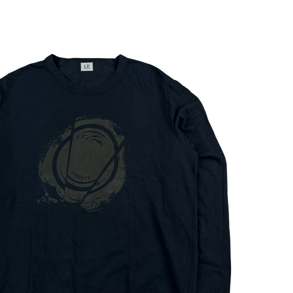 CP Company Black Graphic Jumper - XL