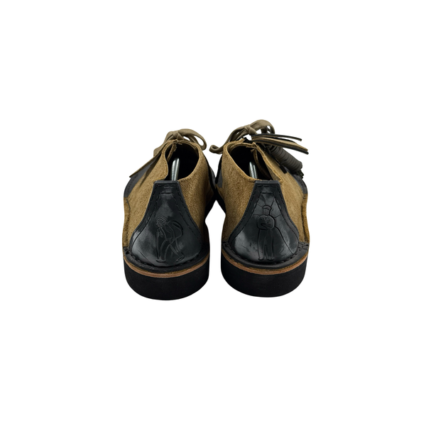 CP Company x Clarks Originals Beige Suede Shoes - UK 9