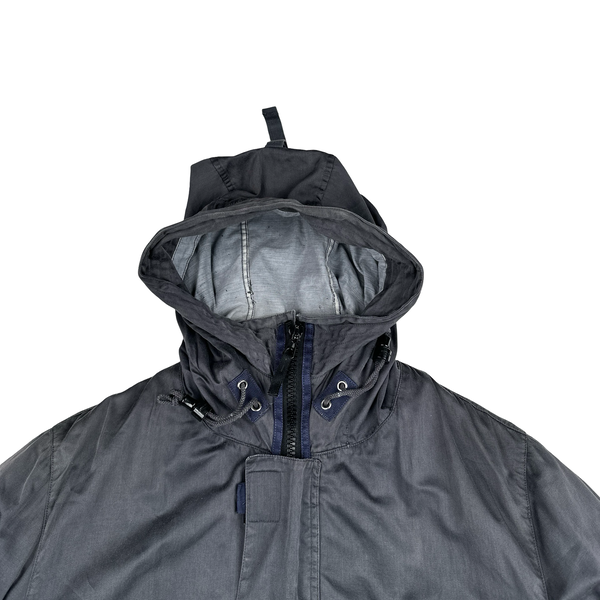 Stone Island 2007 Navy Dutch Rope Double Lined Hooded Jacket - XXL