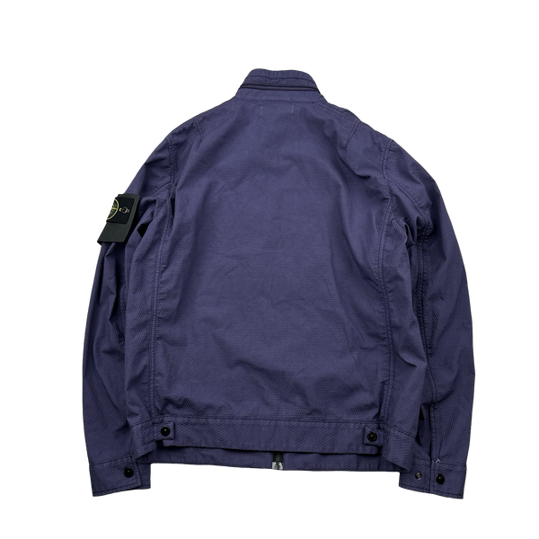 Stone Island 2014 Indigo 3D Cotton Tela Jacket - Large