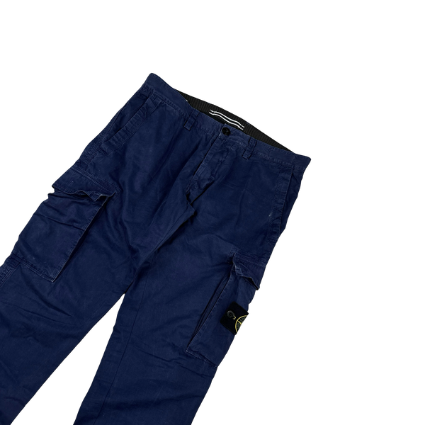 Stone Island 2012 Navy Blue Cargo Trousers - 33"