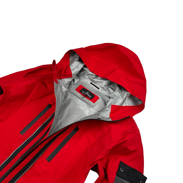 Stone Island 2020 Red Shadow Project Gore Tex Paclite Jacket - Medium