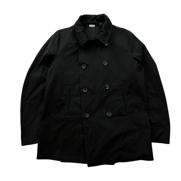 Ten C David TC Double Breasted Pea Coat Waterproof Jacket - Large