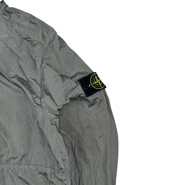 Stone Island 2017 Grey Zipped Nylon Metal Overshirt - Large