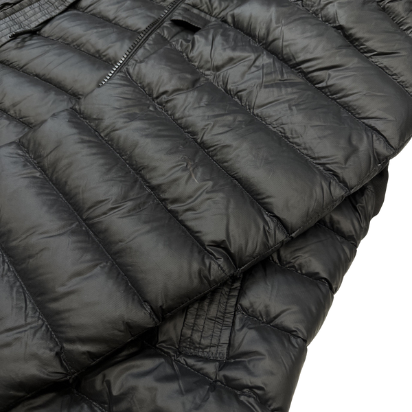 CP Company Black Down Filled DD Shell Goggle Puffer Jacket - Medium