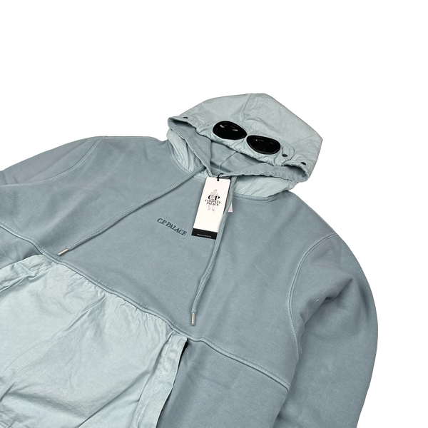 CP Company x Palace Blue Spellout Goggle Hoodie - Large – Mat's Island
