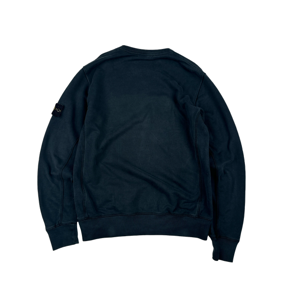 Stone Island 2015 Navy Cotton Crewneck Sweatshirt - XL