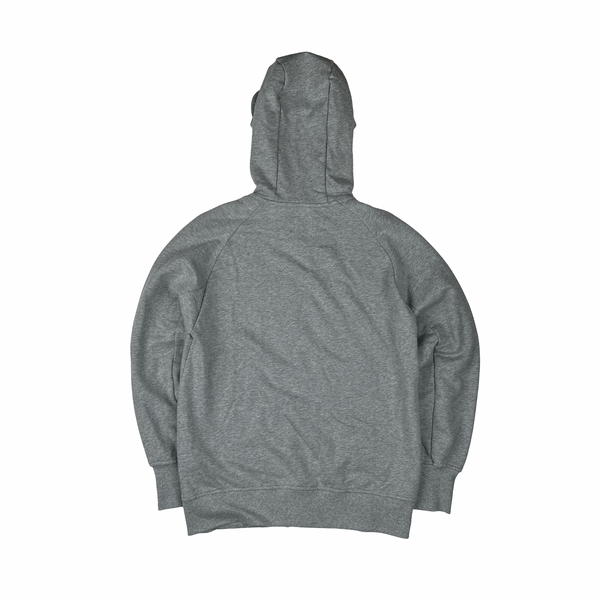 CP Company Grey Cotton Goggle Hoodie - Small