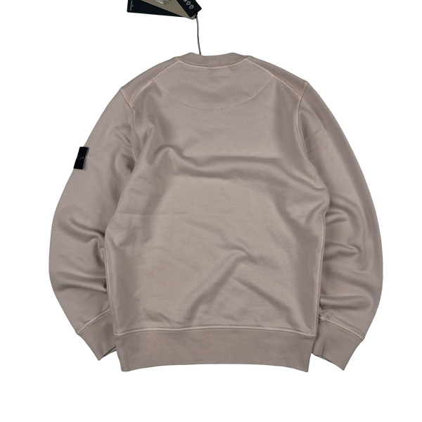 Stone Island 2025 Brushed Organic Cotton Crewneck Jumper - XS