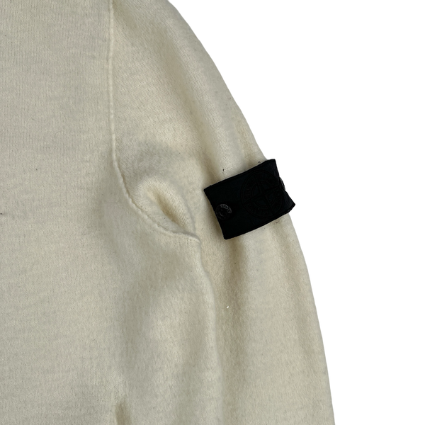 Stone Island 2018 Shadow Project Beige Knit Jumper - Large