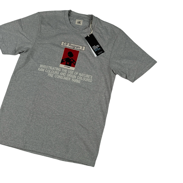 CP Company SEED_1 Grey Graphic T Shirt