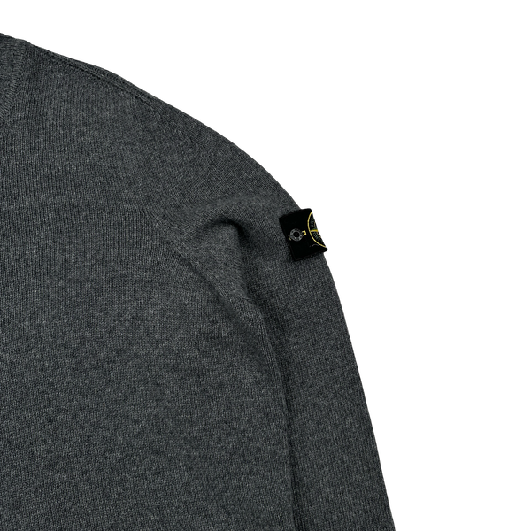 Stone Island 2016 Charcoal Wool Crewneck Jumper - XXL