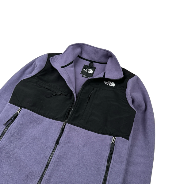 North Face Lilac Polartec Fleece Zipped Jumper - Small