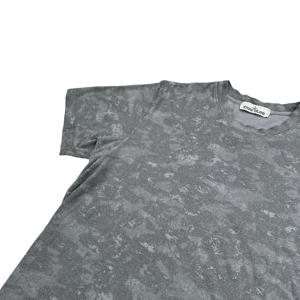 Stone Island 2016 Grey Camo Cotton T Shirt - XL