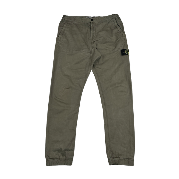 Stone Island 2018 Khaki RE T Cargo Trousers - Large