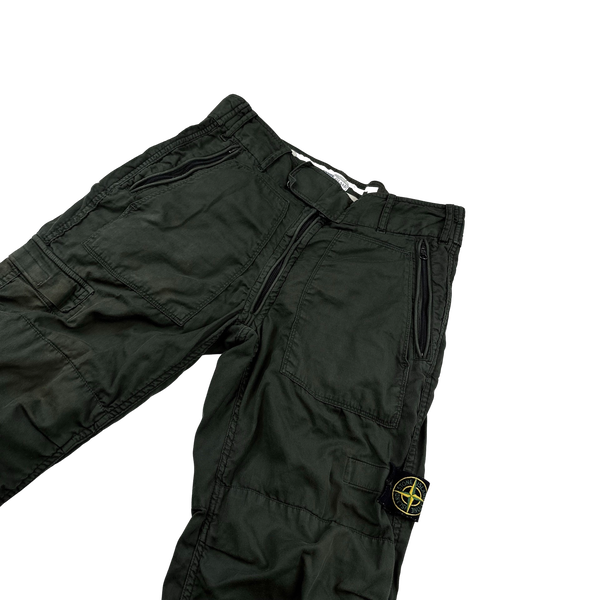 Stone Island 2007 Thick Cotton Cargo Trousers - 30"