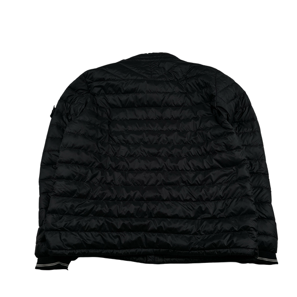 Stone Island 2015 Black Micro Rip Stop 7 Den/Down Jacket - XXL