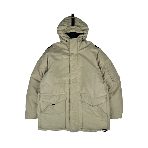 Armani Jeans 2000's Heavyweight Down Filled Long Puffer Jacket - Small