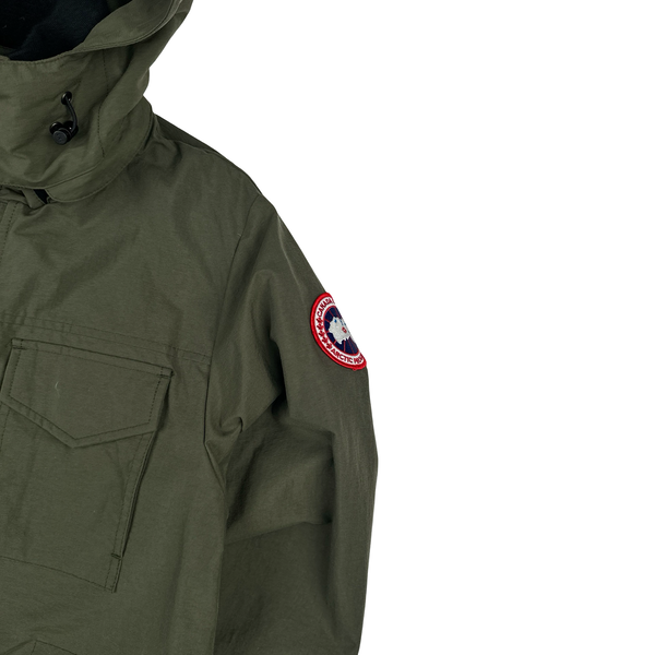 Canada Goose Dark Sage Voyager Nylon Hooded Jacket - Small