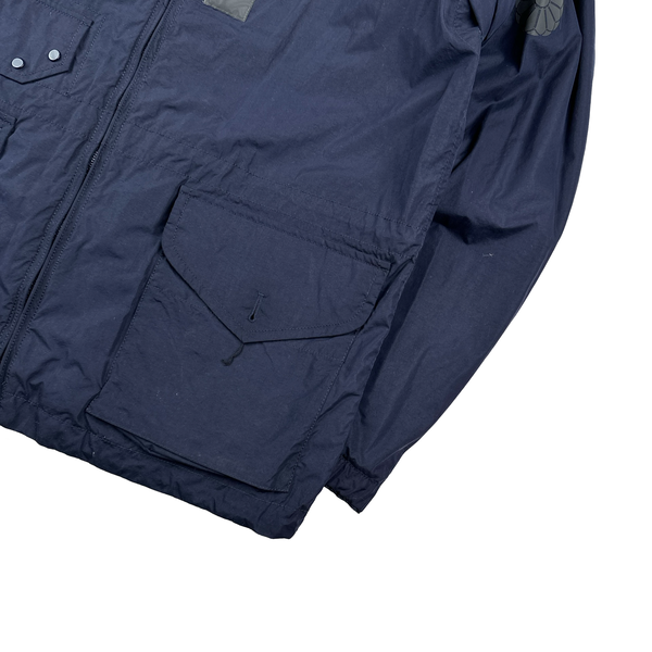 Ten C Navy Reflective Strip Multipocket Jacket - Medium