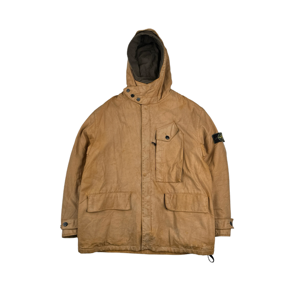 Stone Island 1996 Vintage Rubberised Vintage Dutch Rope Jacket - XL