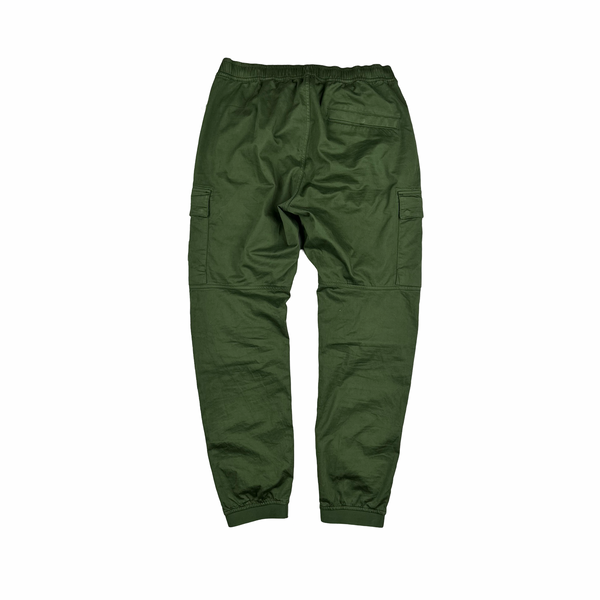 Stone Island 2022 Green RE T Cargo Trousers - Large