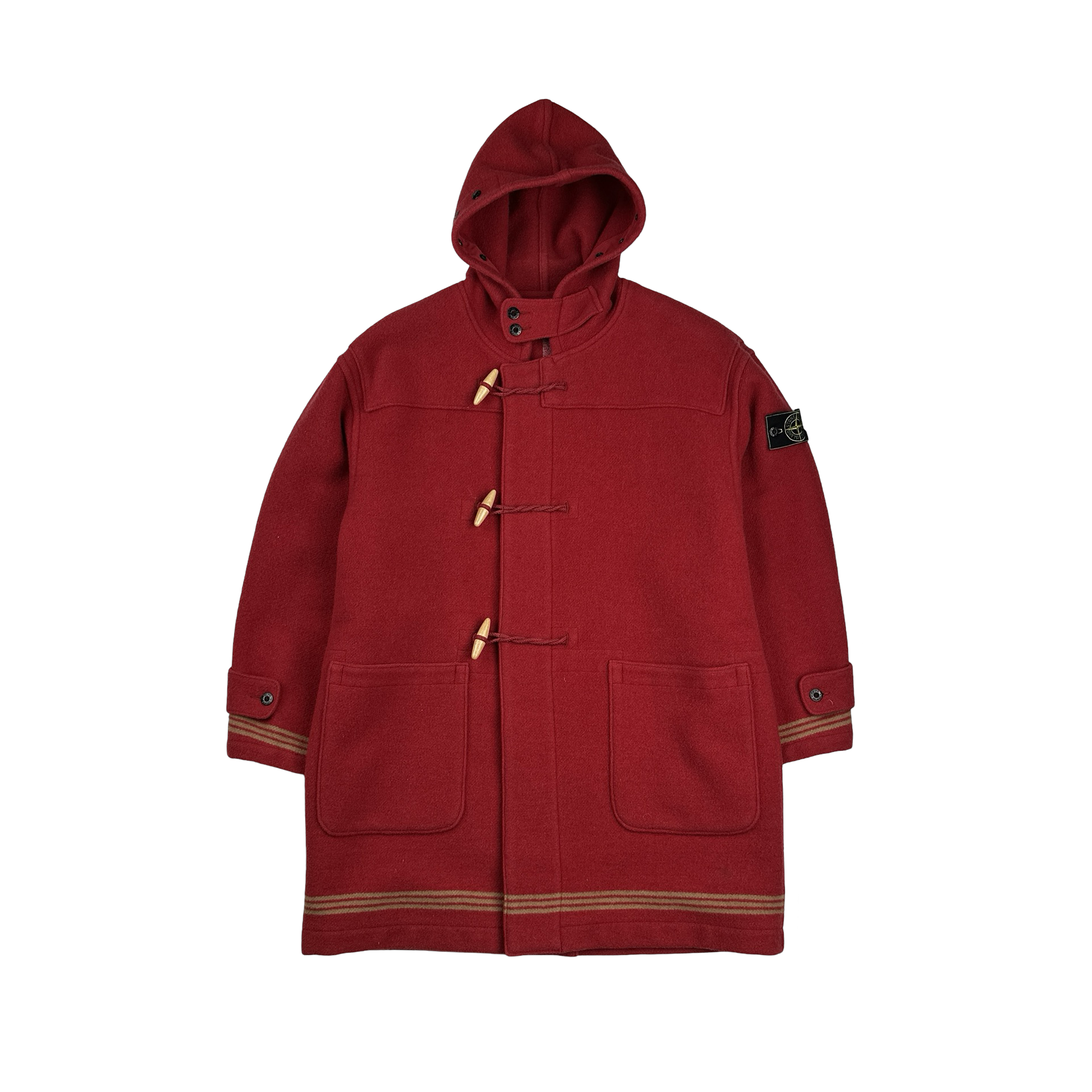 【808】STONE  DUFFLE COAT Stone Island 80s Green Wool Duffle Coat - XL – Mat's Island