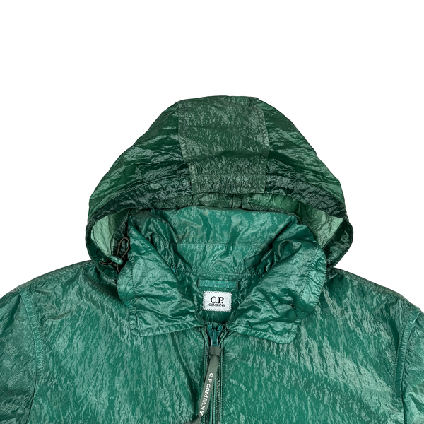 CP Company Turquoise Garment Dyed Nylon Kan D Shell Jacket - Small