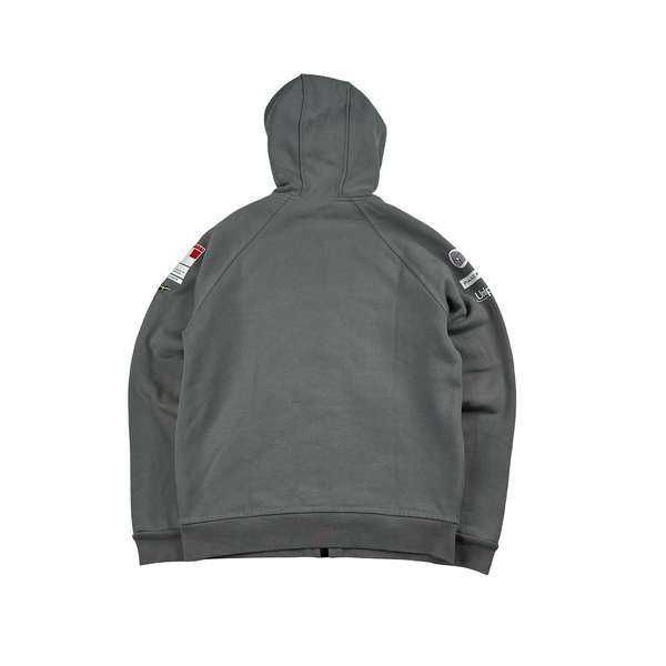 Prada Luna Rossa 37th Americas Cup Barcelona Spellout Zipped Hoodie - Medium