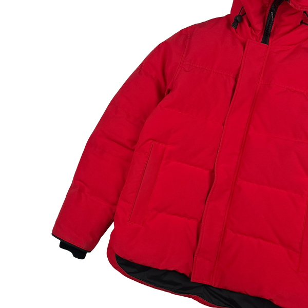 Canada Goose Red Macmilan Premium Down Parka Jacket - Small
