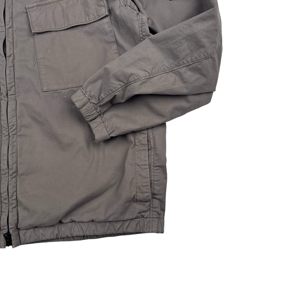 Stone Island 2024 Brown Supima Cotton Twill Stretch TC Jacket - Large