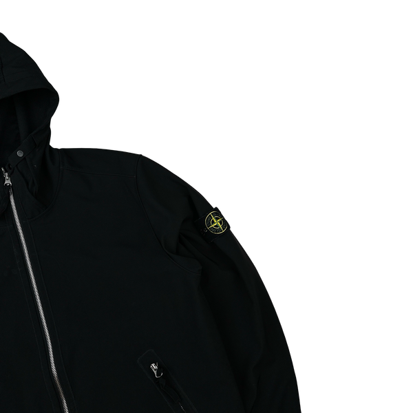 Stone Island 2018 Black Light Soft Shell R Jacket - XL